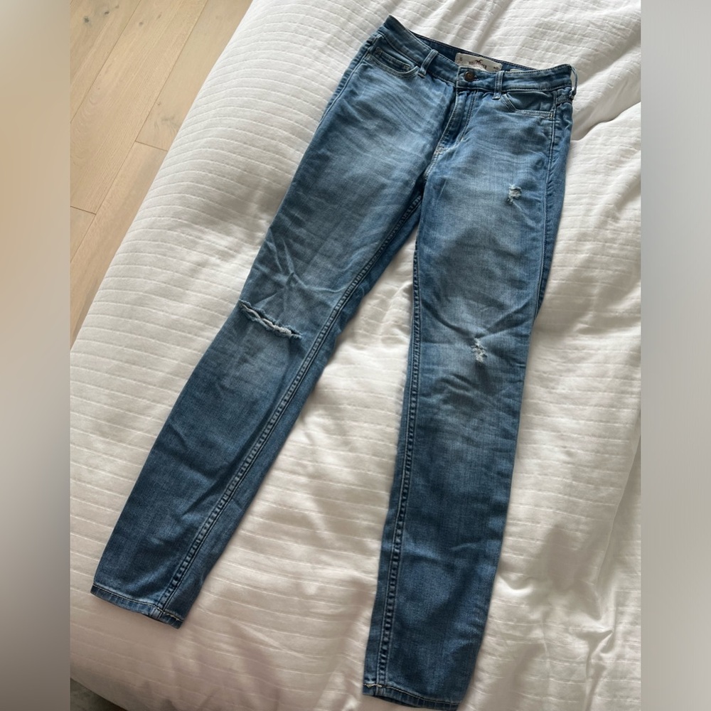 Hollister High Rise Super Skinny Jeans Size 1S (w25)